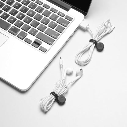 EUREKA ERGONOMIC Magnetic Cable Ties Reusable, 10 Pack Rubber Twist Ties - Image 9