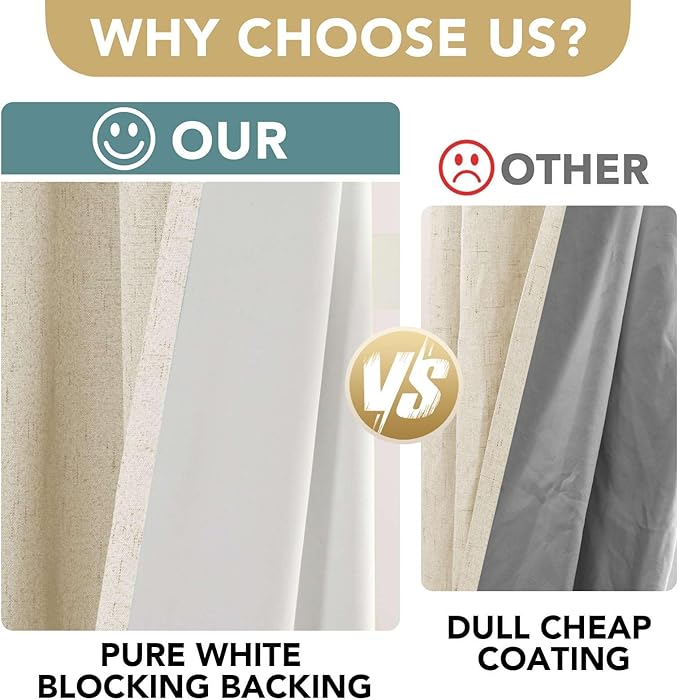 H.VERSAILTEX 100% Blackout Curtains - Image 3