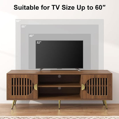 Dorivibe 54.33" Walnut TV Stand - Image 6
