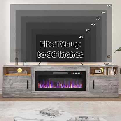 Lemberi Fireplace tv Stand - Image 6