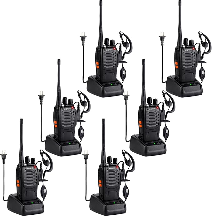 Baofeng Walkie Talkies 888S Rechargeable Long Range by BAOFENG