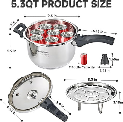 Stainless Steel Pressure Cooker - Image 7