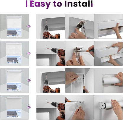 Astomi Motorized Roller Shades for Windows, Smart Blinds, Voice Control - Image 8