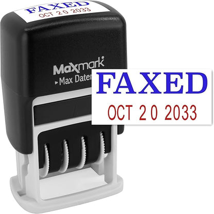 MaxMark Self-Inking Rubber Date Office Stamp by Maxmark