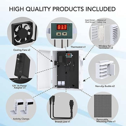 Outdoor Electrical Box, Waterproof Electrical Junction Box IP65 ABS Plastic - Image 4