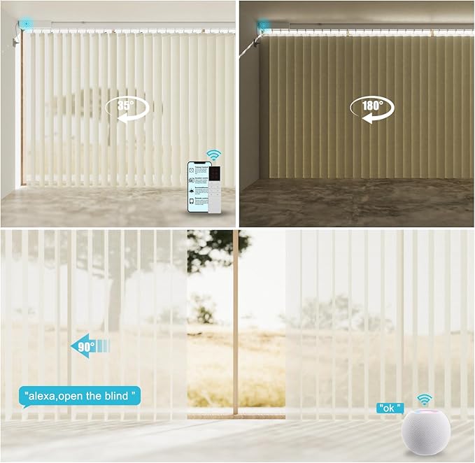 Blindify Motorized Sheer Vertical Blinds - Image 2
