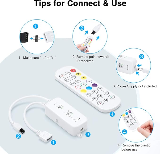 RGB LED Strip Light Controller, - Image 6