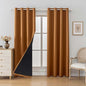 Anytime 100% Blackout Curtain 2 Panels Set, Thermal Insulated Window Drapes by Anytime
