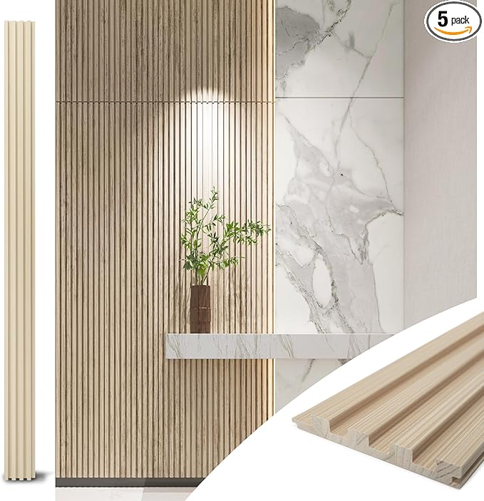 Art3d Slat Wood Wall Paneling for Interior and Ceiling Decoration by Art3d