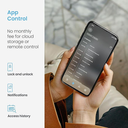 Lockly Secure Pro Deadbolt, Wi-Fi Smart Lock, Keyless Entry Door Lock, Smart - Image 5