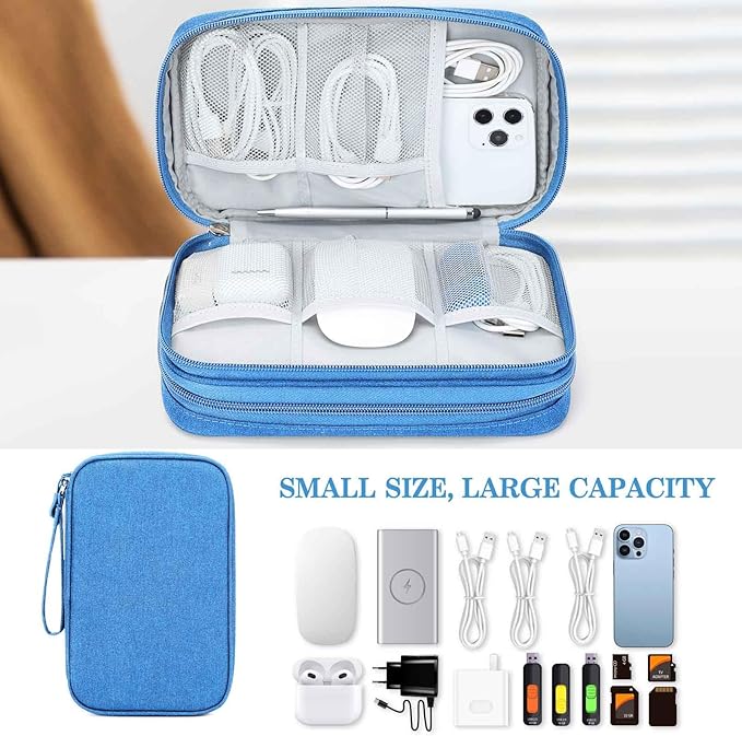 FYY Electronic Organizer, Large Travel Cable Organizer Bag Pouch Electronic - Image 6