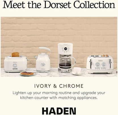 Haden Dorset 4 Slice Wide Slot Stainless Steel Toaster - Image 5