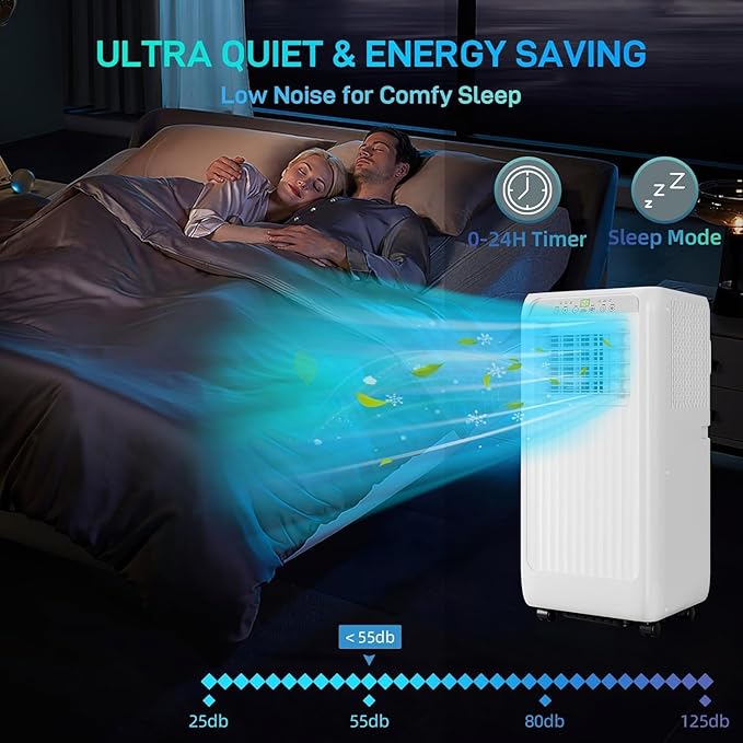 Portable Air Conditioners 8000 BTU, Remote Control AC Unit - Image 5