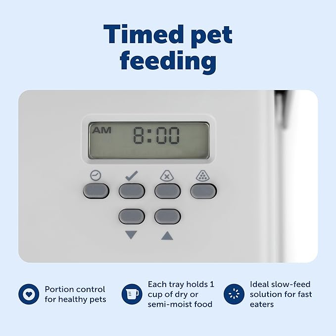 PetSafe Automatic Dog Feeder, 5 Meals, 40 oz Capacity, - Image 4