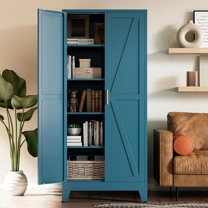COFaR Home Farmhouse Storage Cabinet by COFAR