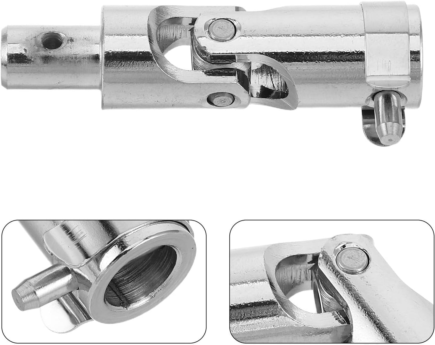 PRETYZOOM Heavy Duty Joint Coupler for Hand Crank Window Opener Metal Shaft Coupling with Smooth Rotation Stable and Quiet Performance for Awning and Roller Shutter Replacement