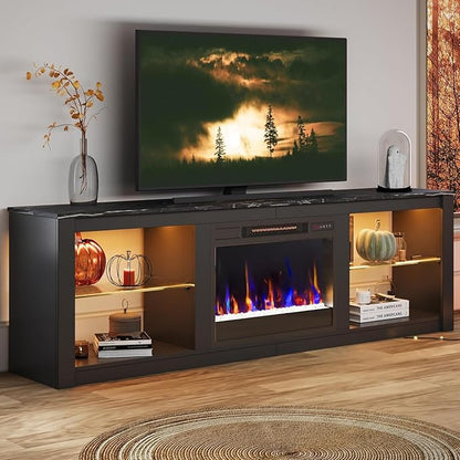 Bestier 63 Inch Modern Fireplace TV Stand - Image 6