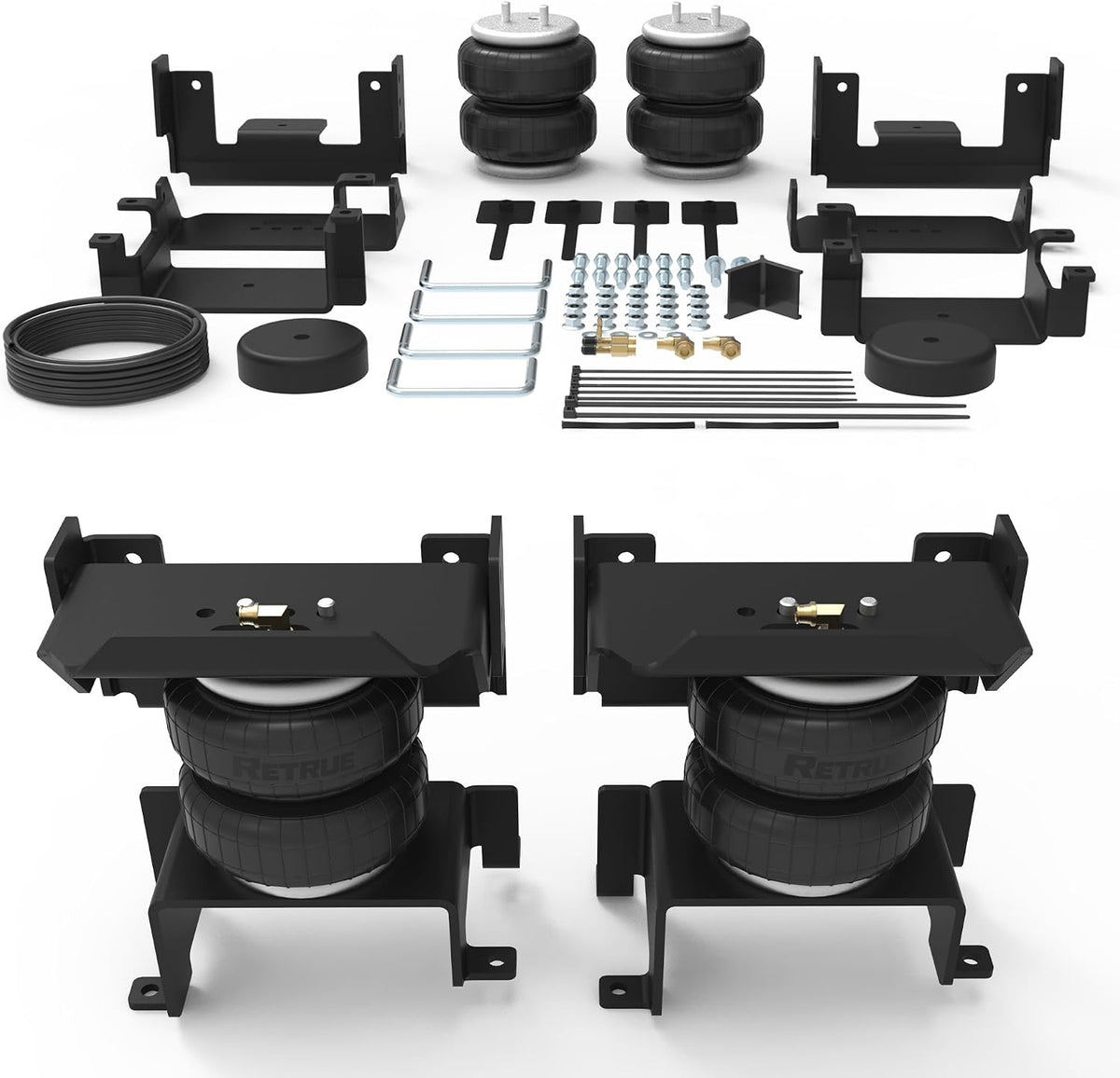 retrue rear air bags suspension kit for 2015-2025, main product view