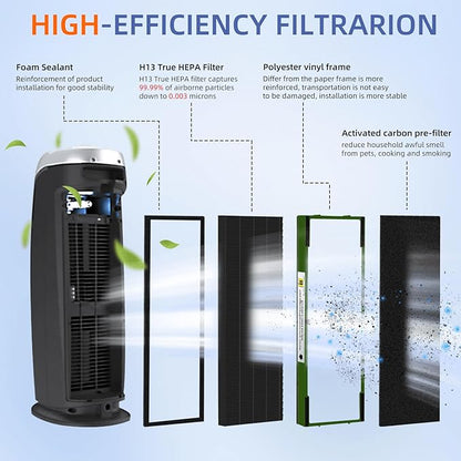 Pulluty FLT4825VO HEPA Toxin Absorber Filter B Replacement Compatible - Image 3