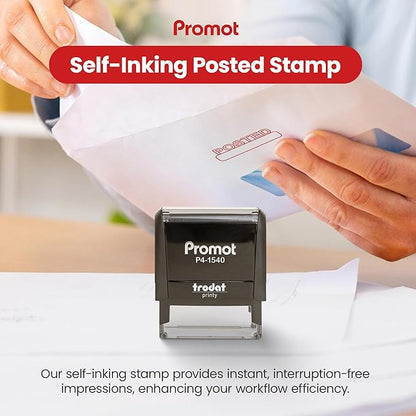Promot Posted Self Inking Rubber Stamp - Image 2