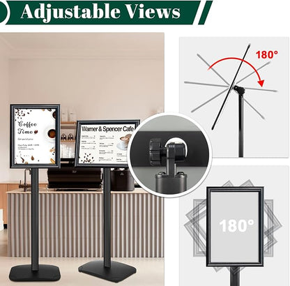 Mutualsign 3Pcs Heavy Duty Pedestal Sign Holder - Image 4