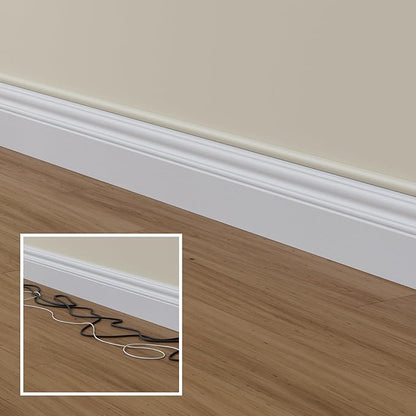 D-Line Half Round Cord Hider, Patented Cable Cover, Hide TV Wall Mount Wires - Image 5