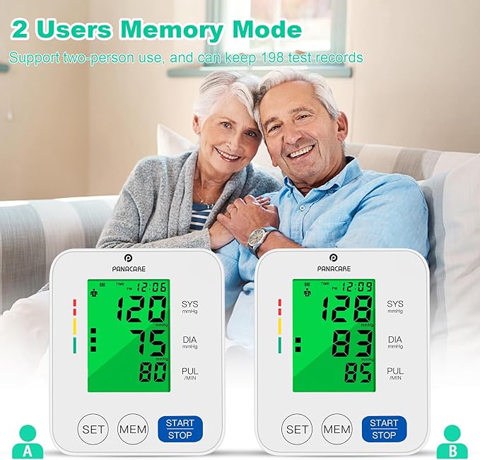 Panacare Blood Pressure Machine, Automatic Upper Arm Blood Pressure Monitor - Image 5