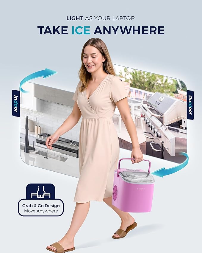 EUHOMY Countertop Ice Maker Machine - Image 4