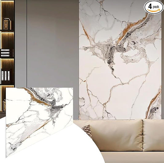 Dundee Deco Faux Marble Wall Panels by DundeeDeco