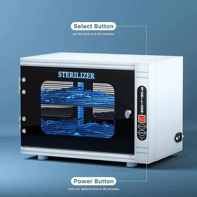 Yofuly Sterilizer for Esthetician, 12L Large Sterilizer for Nail Tools - Image 6