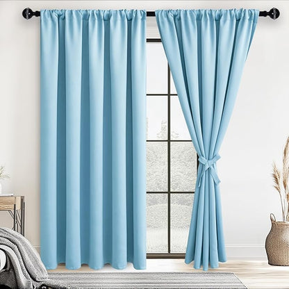 JIUZHEN Blackout Curtains for Bedroom by JIUZHEN