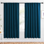 NICETOWN 2 Panels Blackout Curtains, Rod Pocket Window Curtains Room Darkning by NICETOWN