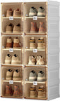 ANTBOX Shoe Organizer Storage Box, Portable Folding Shoe Rack by ANTBOX