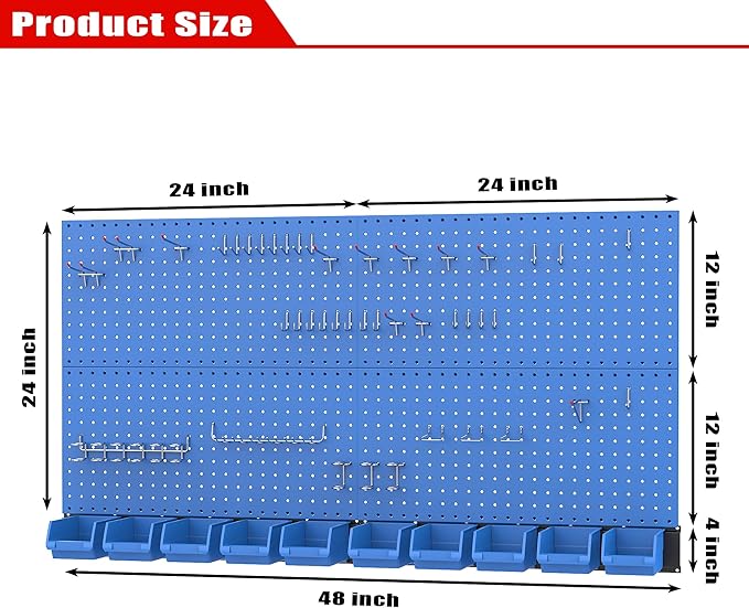 Ultrawall Pegboard Wall Organizer, Garage Storage System - Image 2
