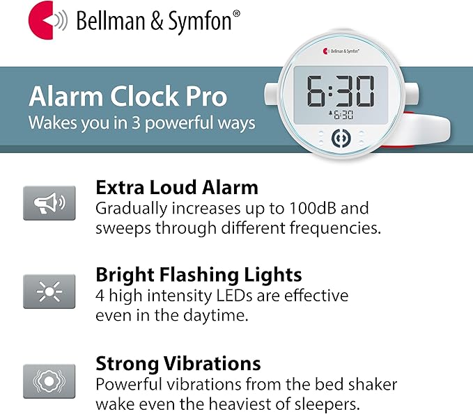 Bellman & Symfon Vibrating Alarm Clock Pro - Image 2