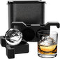 Rose Clear Ice Cube Maker: 2.5 Inch Crystal Clear Ice Cube Tray by TINANA