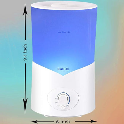BlueHills Large 1000 ML XL Essential Oil Diffuser White Aromatherapy Humidifier - Image 3
