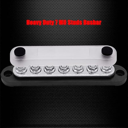 7 x M6 Studs Power Distribution Block Bus Bar 12V, Ampper 5.9" HD 150A Marine - Image 4