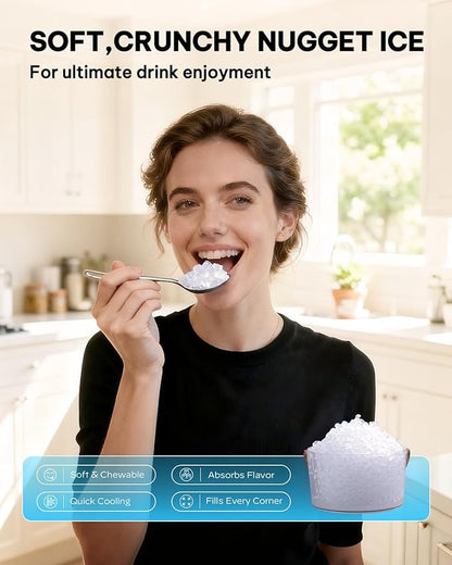 Silonn Nugget Ice Maker Countertop, Pebble Ice Makers - Image 6
