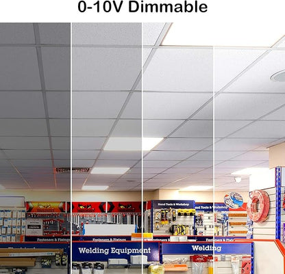 hykolity (6 Pack 2x4 FT LED Flat Panel Troffer Light, 30/40/50W 3-Wattage - Image 3