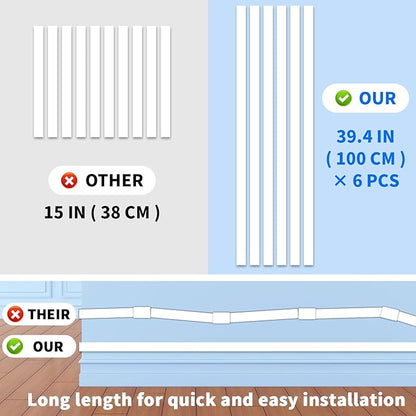 Extra-Long Paintable Cord Cover Hider - Image 4