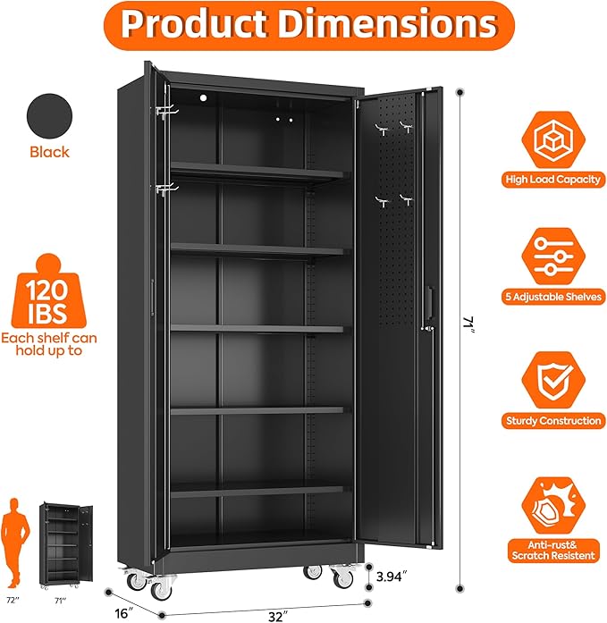 SUXXAN Garage Storage Cabinet - Image 3