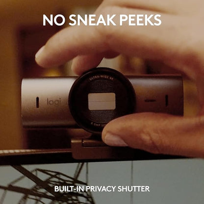 Logitech MX Brio Ultra HD 4K Collaboration, Streaming Webcam, 1080p at 60 FPS - Image 9