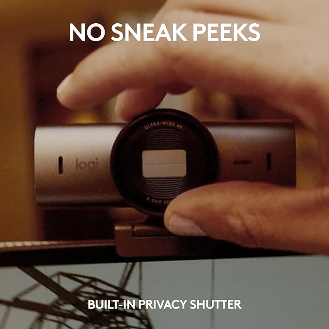Logitech MX Brio Ultra HD 4K Collaboration, Streaming Webcam, 1080p at 60 FPS - Image 8