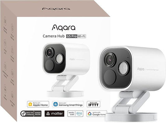 Aqara 4MP Camera Hub G5 Pro WiFi, True Color Night Vision Security Camera by Aqara