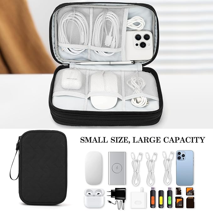 FYY Electronic Organizer, Large Travel Cable Organizer Bag Pouch Electronic - Image 6