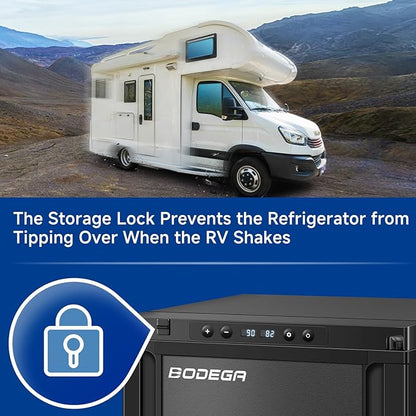 BODEGA [Upgraded 12 Volt Refrigerator, RV Refrigerator APP Control, 45L RV - Image 6