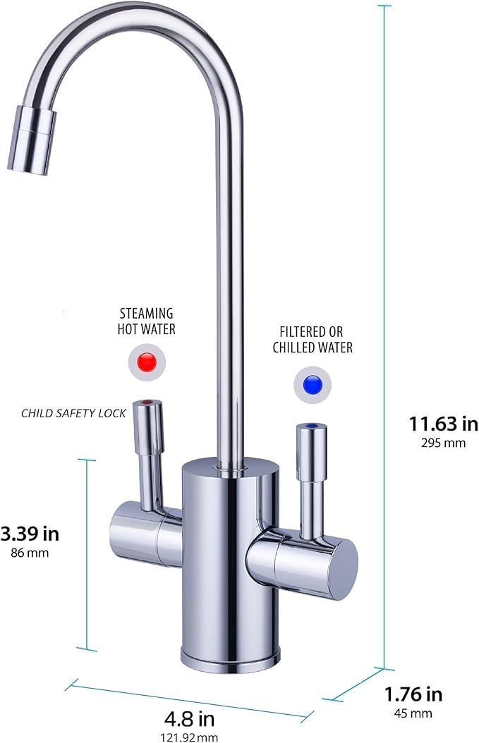 Ready Hot Compact Instant Hot Water Dispenser, Stainless Steel Tank, Wall - Image 3