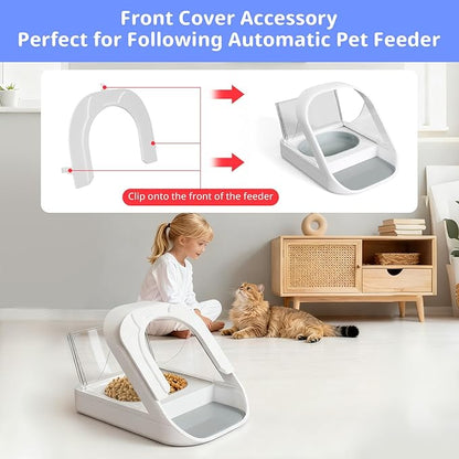 Front Cover for Automatic Microchip Cat Pet Feeder - Image 4