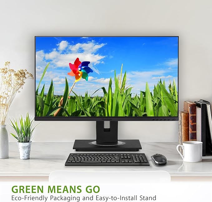 ViewSonic VG2448A 24 Inch IPS 1080p Ergonomic Monitor - Image 3